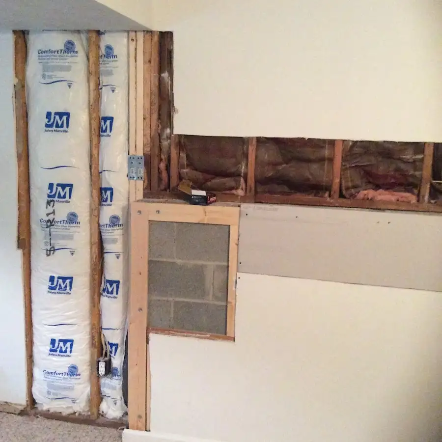Wall insulation replacement during Odor Removal & Deodorization in Chester